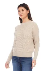 Karen Kane Cable Knit Sweater