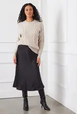 Karen Kane Cable Knit Sweater