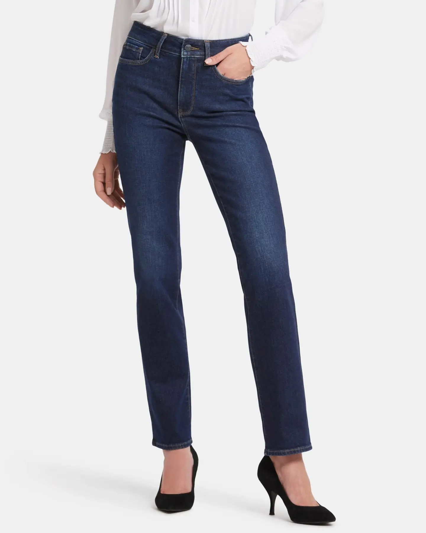 Nydj straight leg jeans hot sale