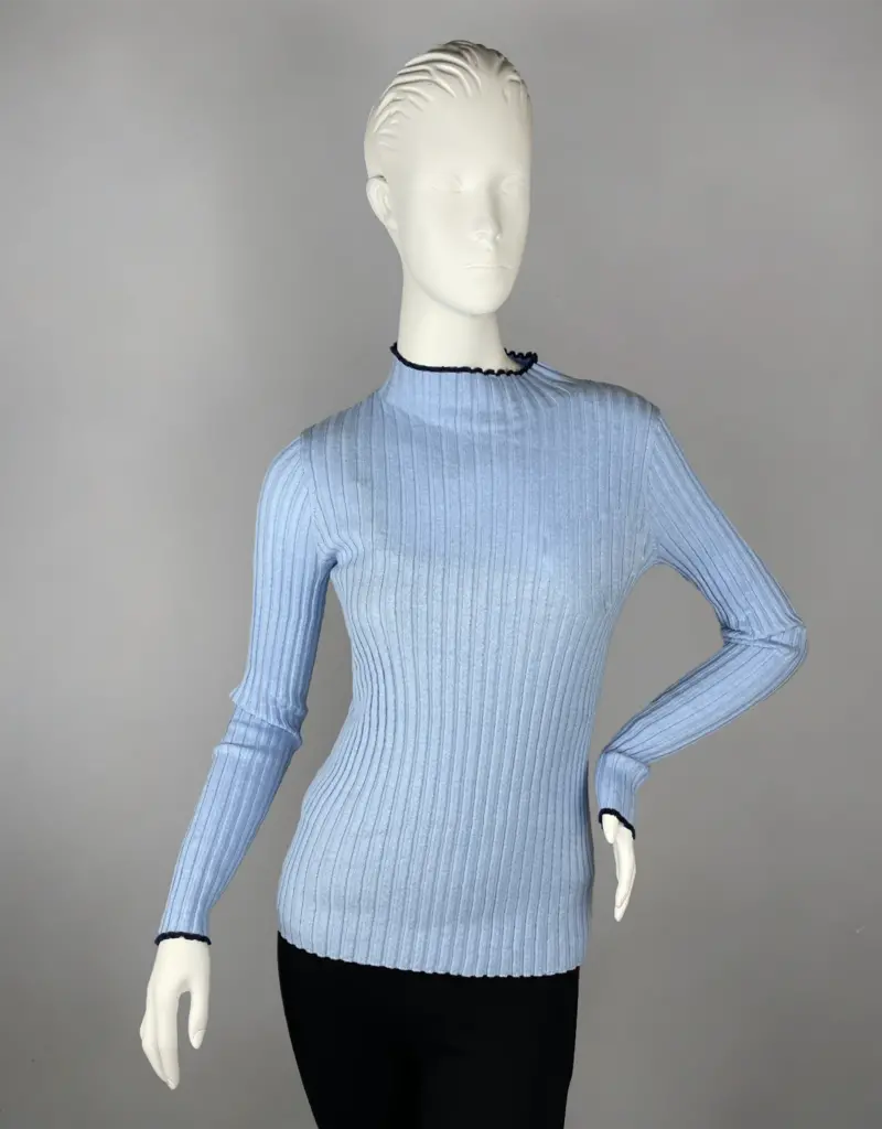 Elle Elle Ribbed Turtleneck Sweater