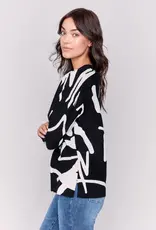 Charlie B Jacquard Ottoman Cotton Sweater