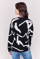 Charlie B Jacquard Ottoman Cotton Sweater