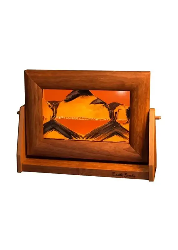 Exotic Sands Alder Wood Moving Sand Art Picture