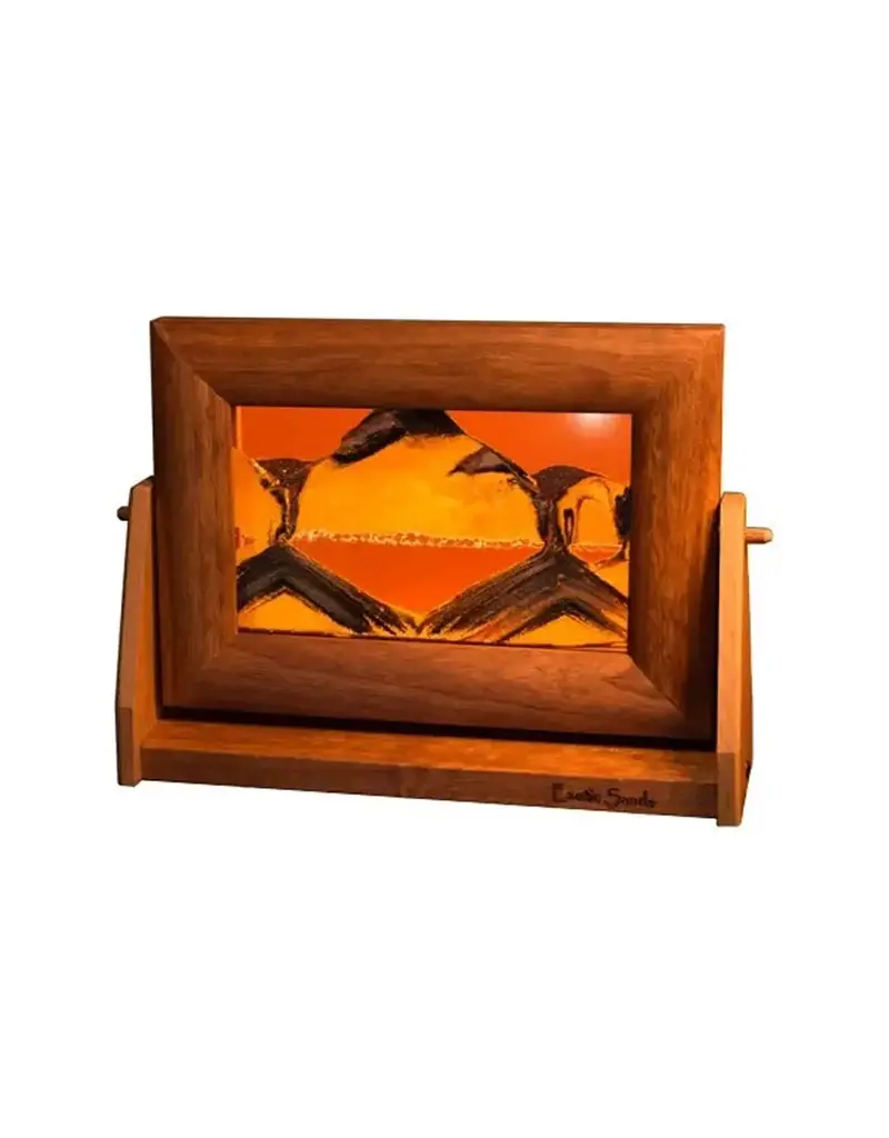 Exotic Sands Alder Wood Moving Sand Art Picture