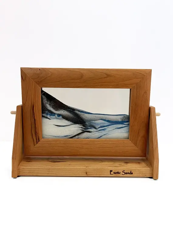 Exotic Sands Cherry Wood Small Moving Sand Art Picture
