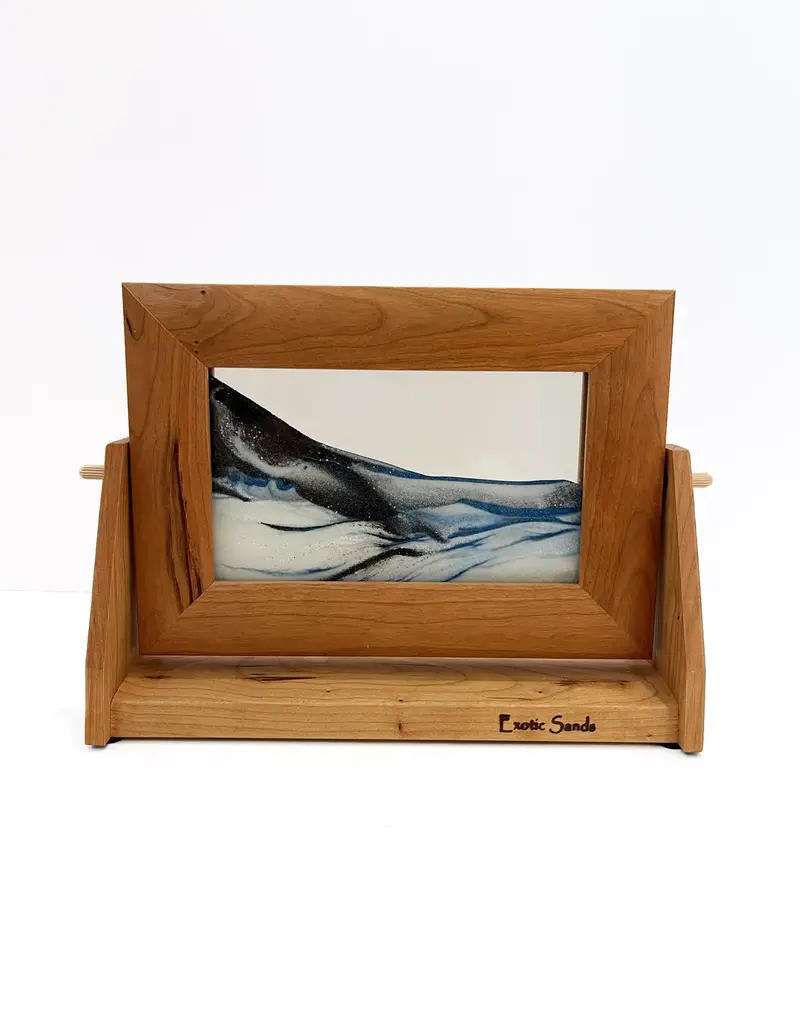Exotic Sands Cherry Wood Small Moving Sand Art Picture