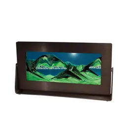 Exotic Sands Black Anodized Metal Medium Moving Sand Art Picture