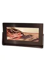 Exotic Sands Black Anodized Metal Medium Moving Sand Art Picture