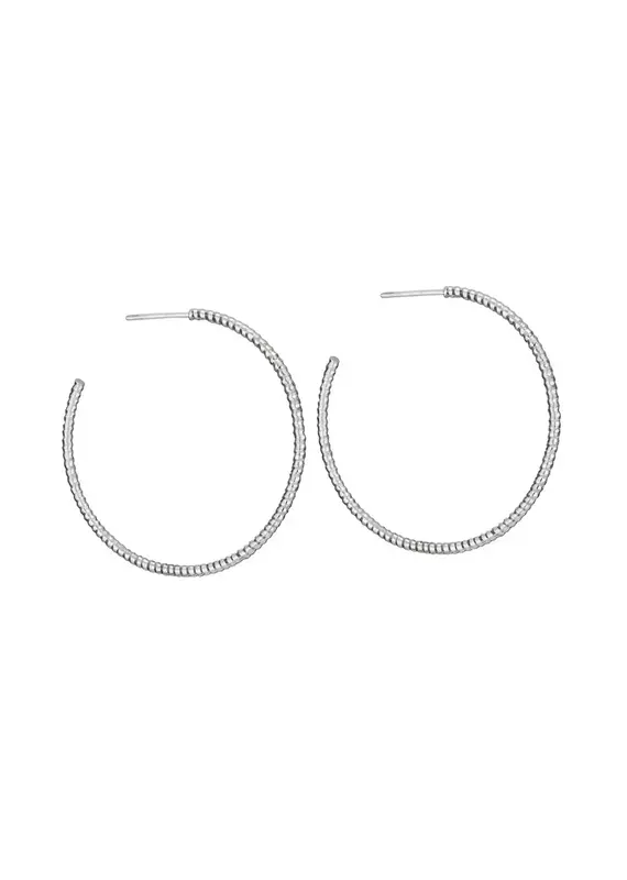 Tiger Mountain Buenos Aires Sterling Silver Hoop Earrings