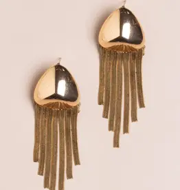Nakamol Chicago Gold Squid Fringe Earrings