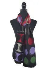 Dupatta Designs Abacus Colorblock Dot Scarf