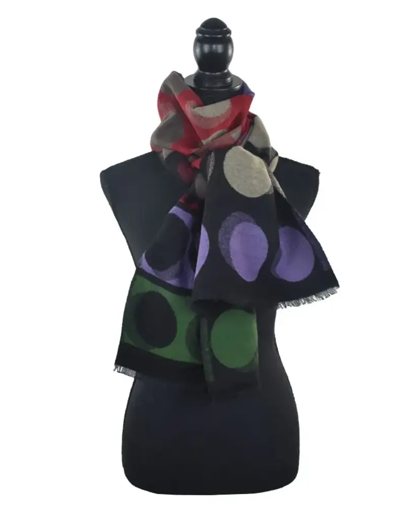 Dupatta Designs Abacus Colorblock Dot Scarf