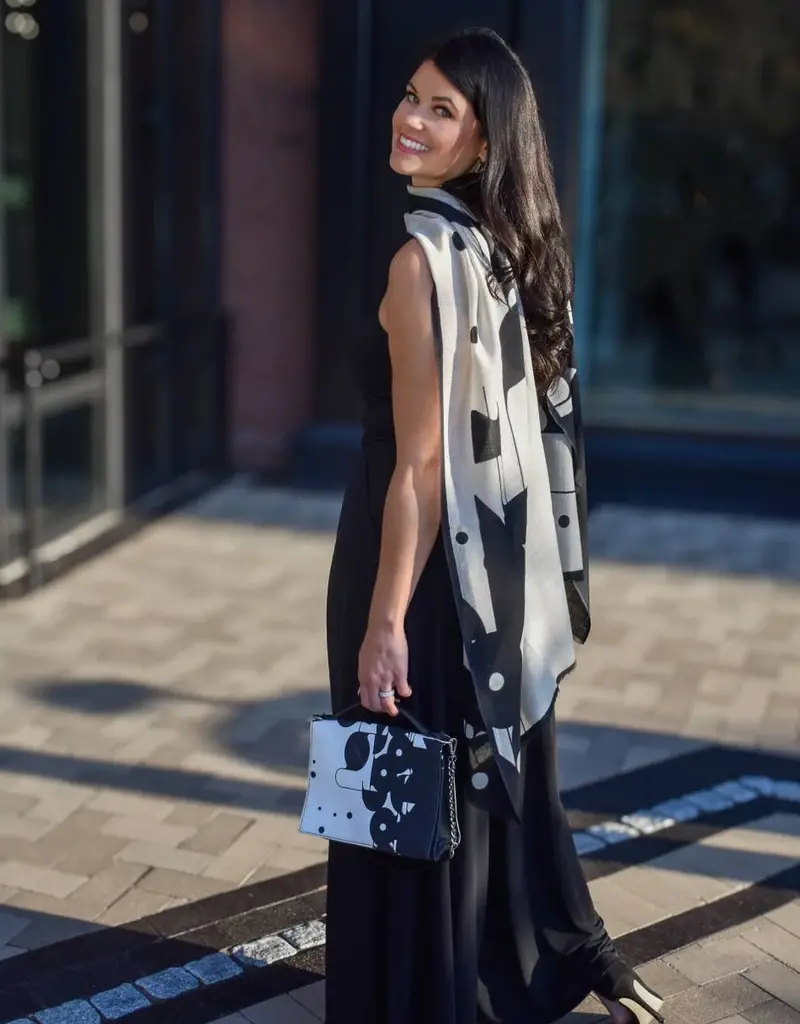Dupatta Designs Klaus Contemporary Wool Scarf