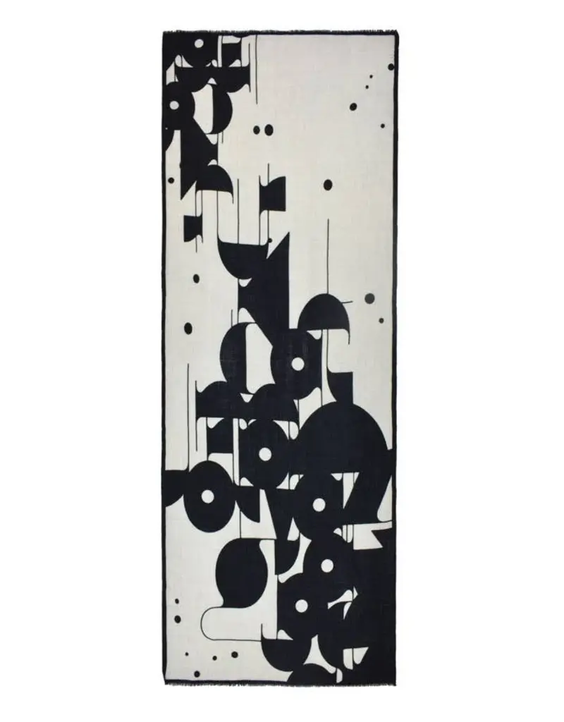 Dupatta Designs Klaus Contemporary Wool Scarf