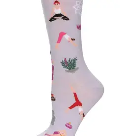 Infinity Classics Yoga Bamboo Crew Socks