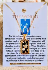 Soul Charms 18K Gold Plated Tarot Card Necklace