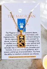 Soul Charms 18K Gold Plated Tarot Card Necklace