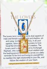 Soul Charms 18K Gold Plated Tarot Card Necklace