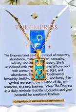 Soul Charms 18K Gold Plated Tarot Card Necklace
