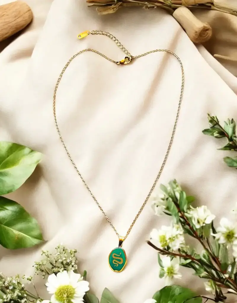 Soul Charms 18K Gold Plated Transformation Necklace