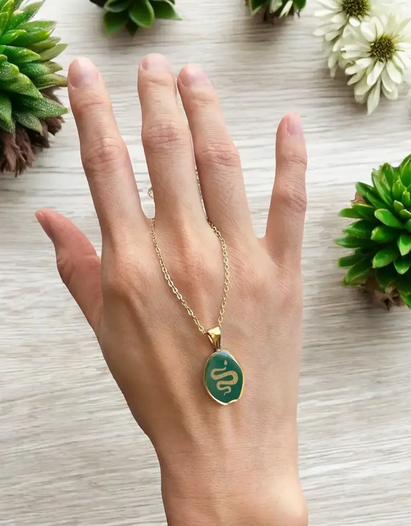 Soul Charms 18K Gold Plated Transformation Necklace