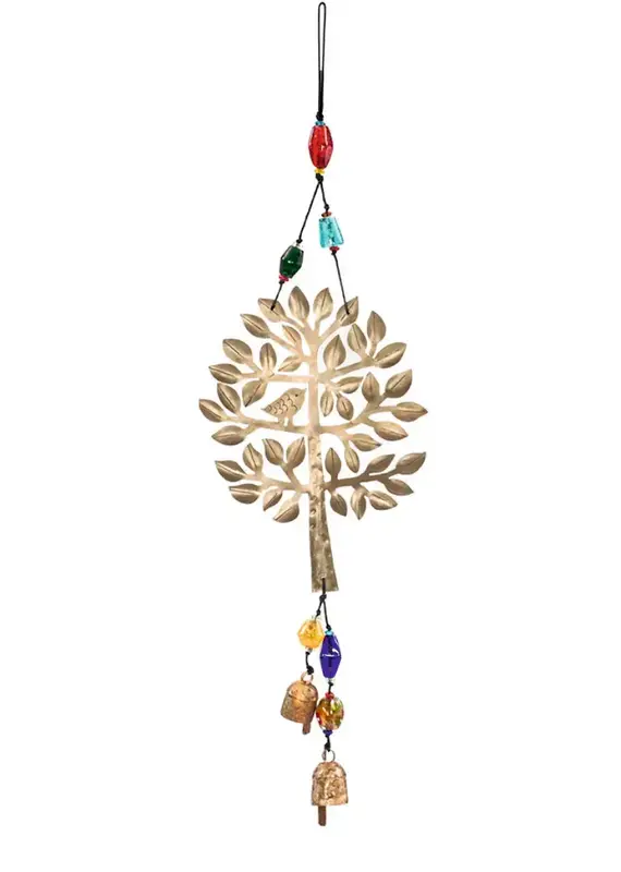Moksha Flower Power Beaded Bell Chime