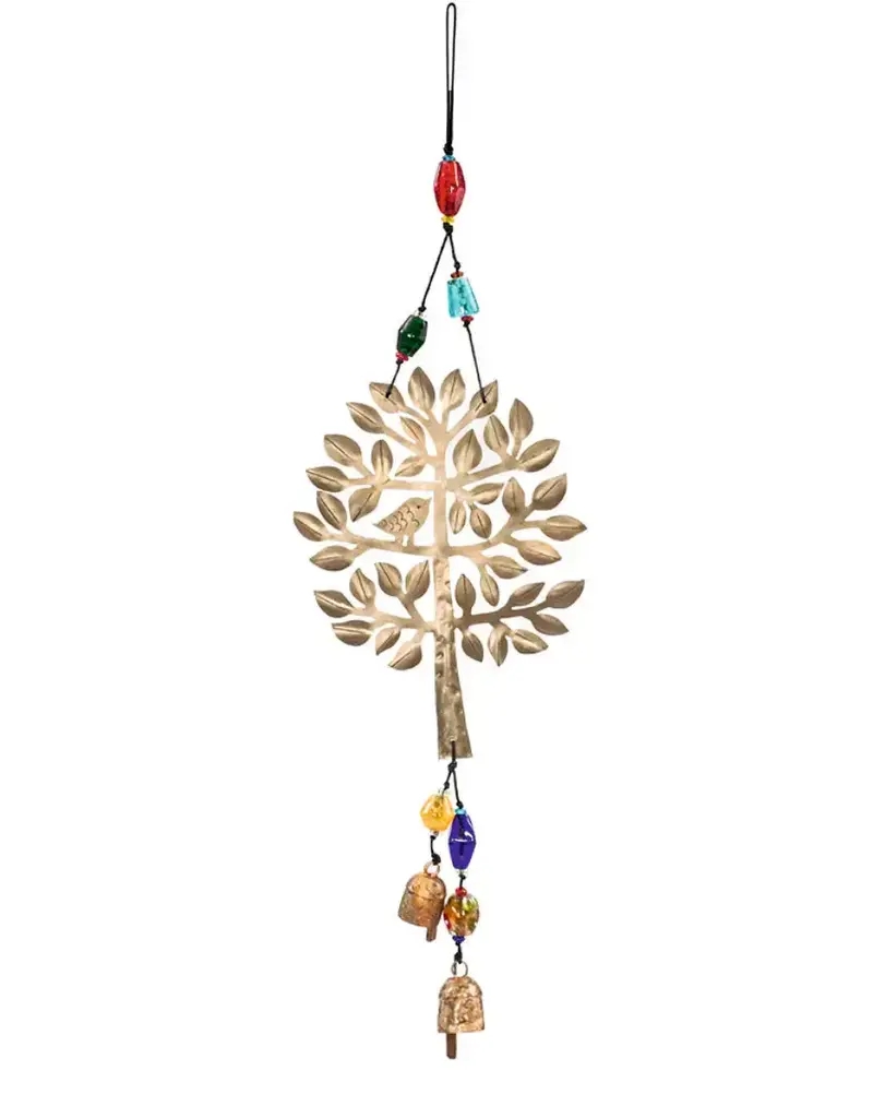 Moksha Flower Power Beaded Bell Chime