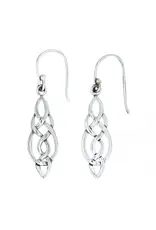 Acomo Long Celtic Knot Earrings