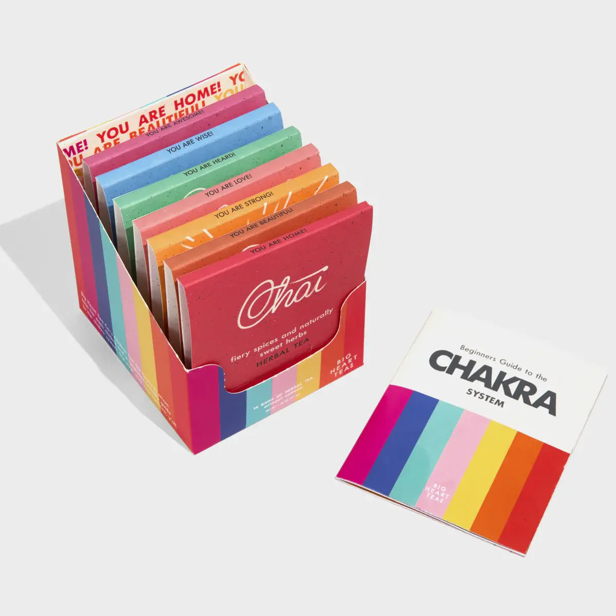 Big Heart Tea 7 Chakra Tea Set - Coyote Moon