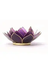 Om Gallery Gemstone Lotus Tea Light