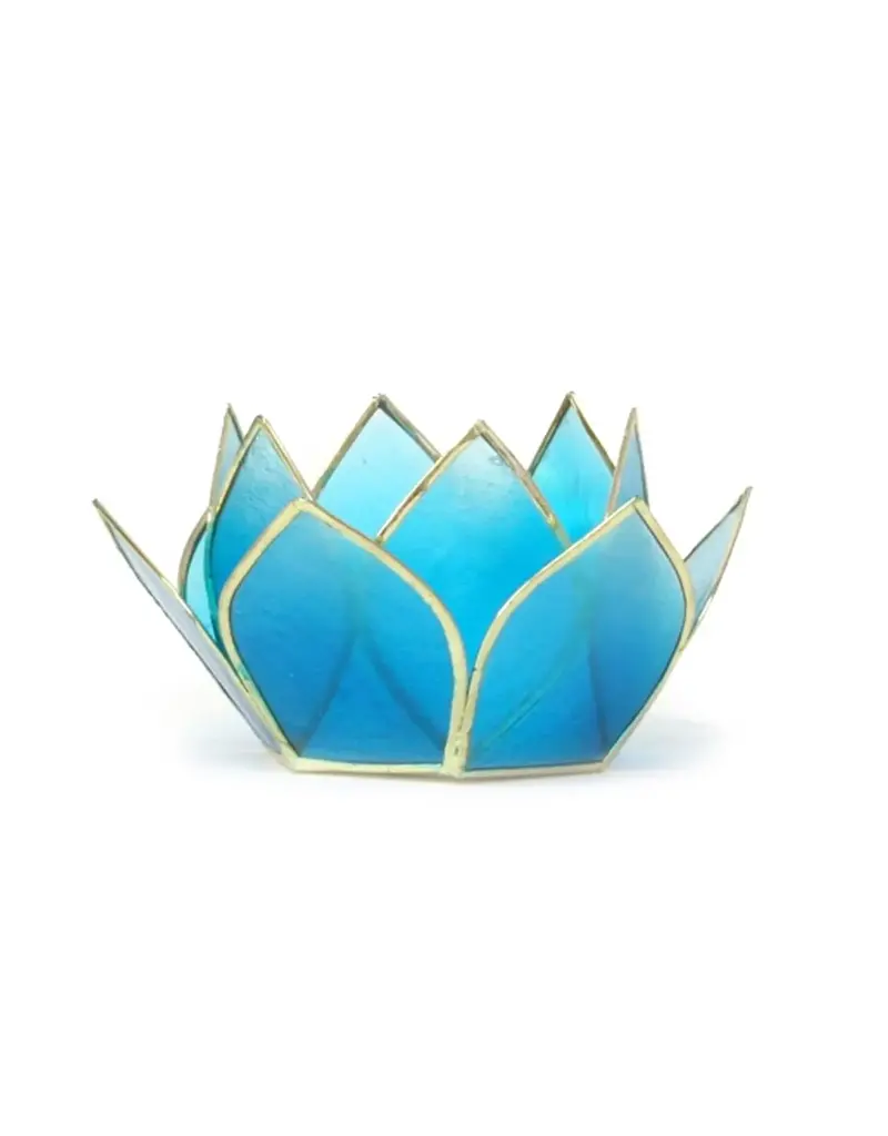 Om Gallery Mini Gemstone Lotus Tea Light