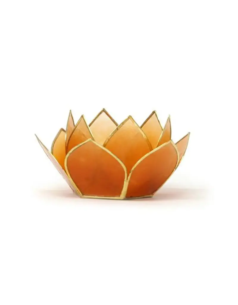Om Gallery Mini Gemstone Lotus Tea Light