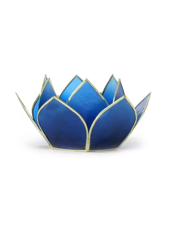 Om Gallery Mini Gemstone Lotus Tea Light