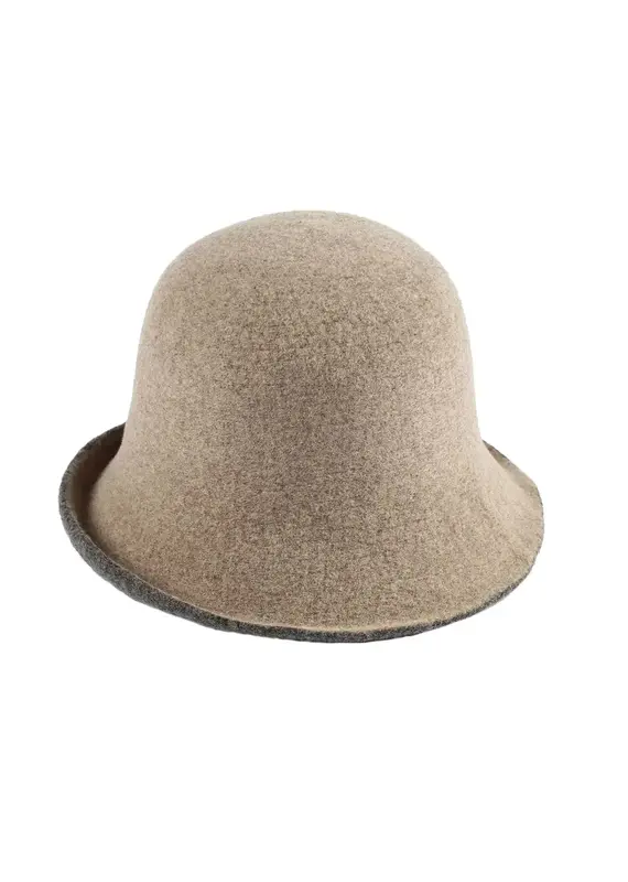 Jeanne Simmons Cloche Boiled Wool Bucket Hat