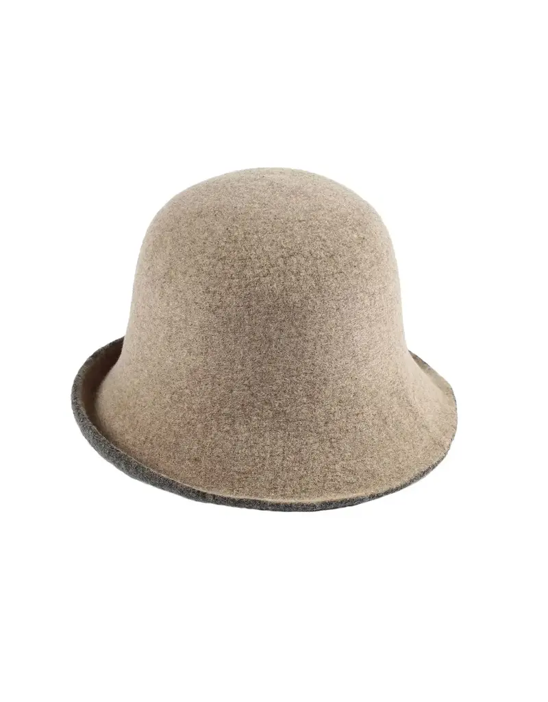 Jeanne Simmons Cloche Boiled Wool Bucket Hat