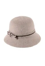 Jeanne Simmons Boiled Wool Bucket Hat with Bow