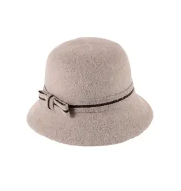Jeanne Simmons Boiled Wool Bucket Hat with Bow