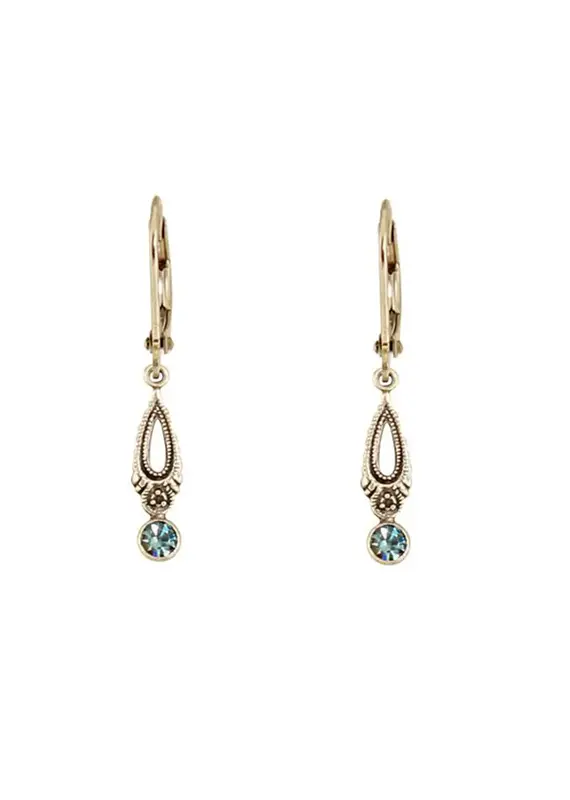 Baked Beads Mini Vintage Crystal Earrings