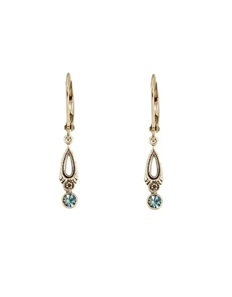 Baked Beads Mini Vintage Crystal Earrings