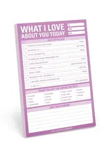 What I Love About You Today Pad