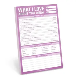 What I Love About You Today Pad