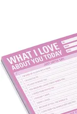 What I Love About You Today Pad