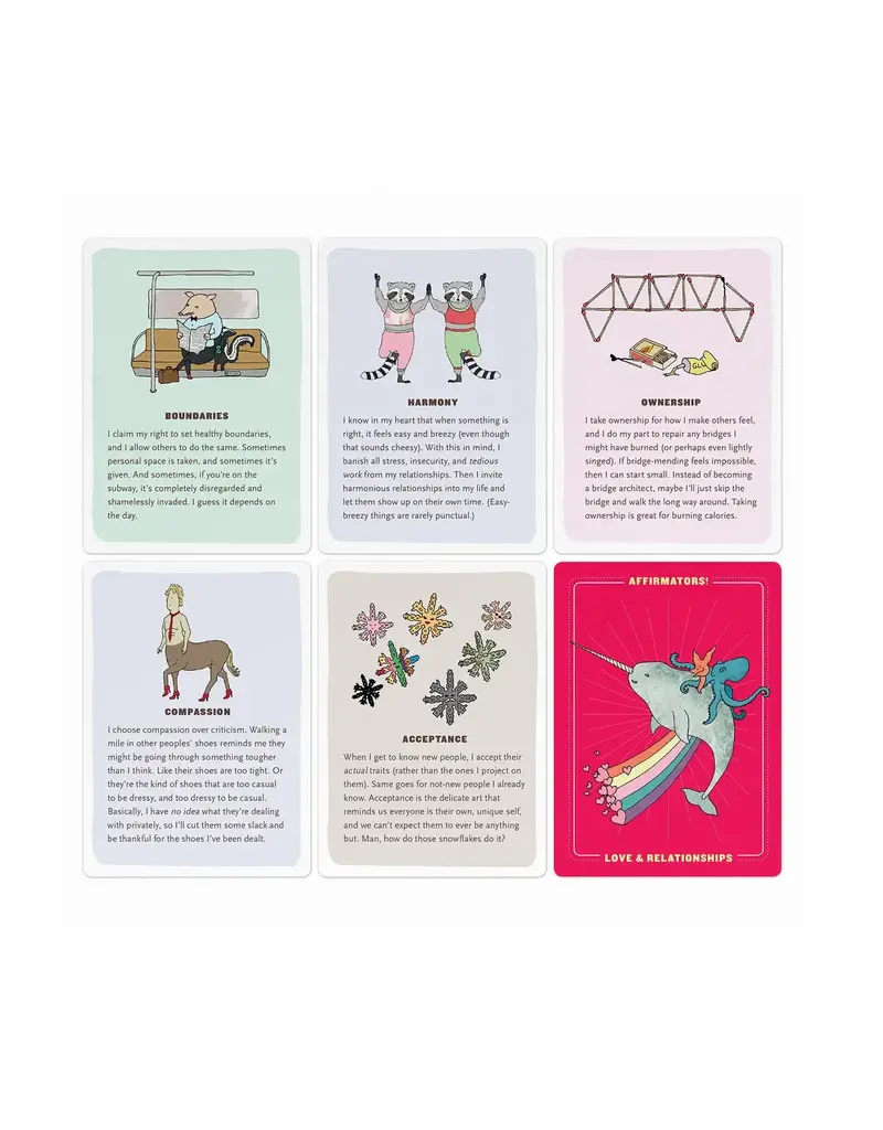 Affirmators!® Love & Relationships: 50 Affirmation Cards