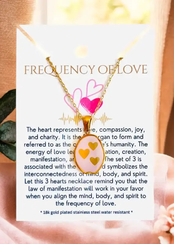 Soul Charms Frequency of Love 18K Gold Plated Necklace