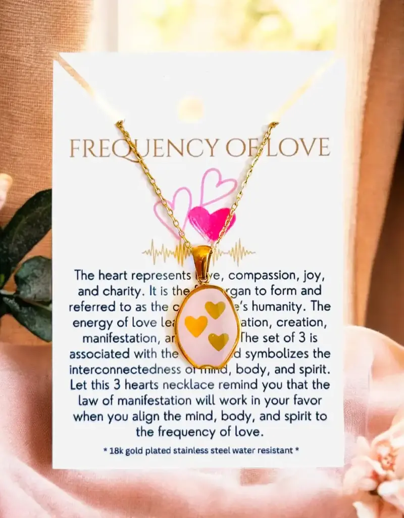 Soul Charms Frequency of Love 18K Gold Plated Necklace
