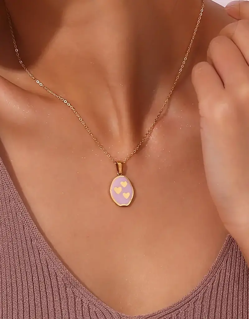 Soul Charms Frequency of Love 18K Gold Plated Necklace