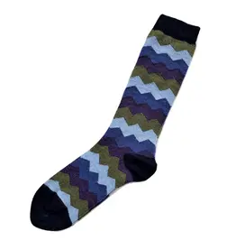 Tey-Art Mountain Stripe Alpaca Socks