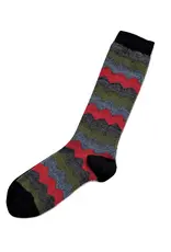Tey-Art Mountain Stripe Alpaca Socks