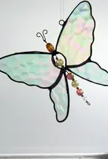 J. Devlin Butterfly Stained Glass Suncatcher Ornament