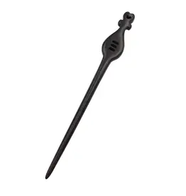 Dark Sandalwood Lute Hair Stick